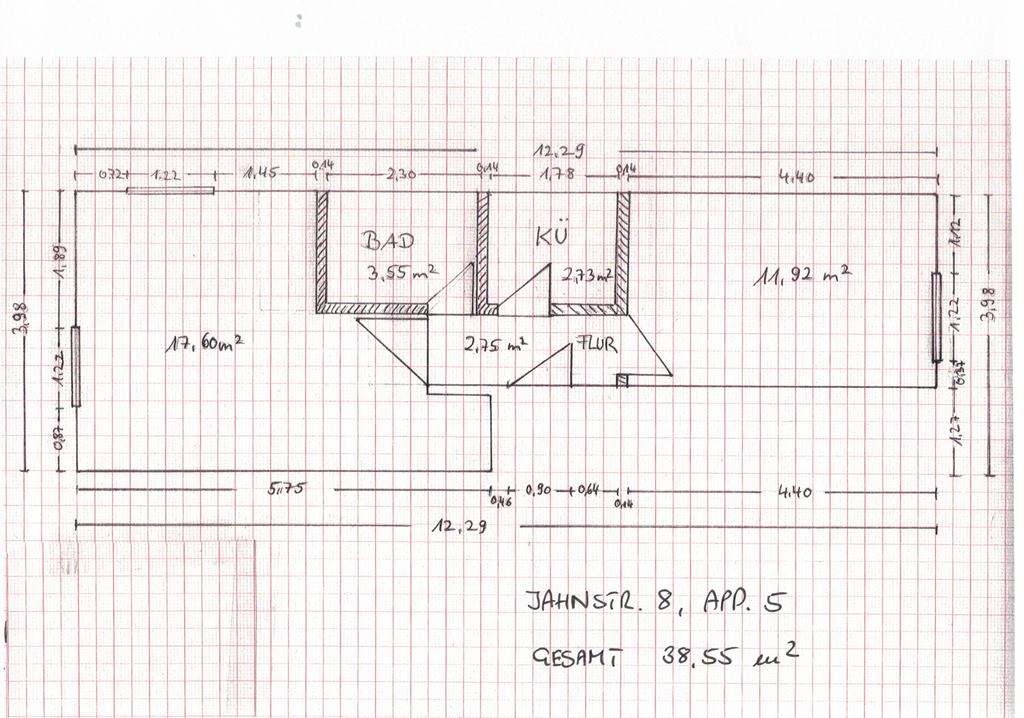 2-Zimmer-Wohnung ab 01.09.2026 (Ref: Jahnstr. 8, App.5)