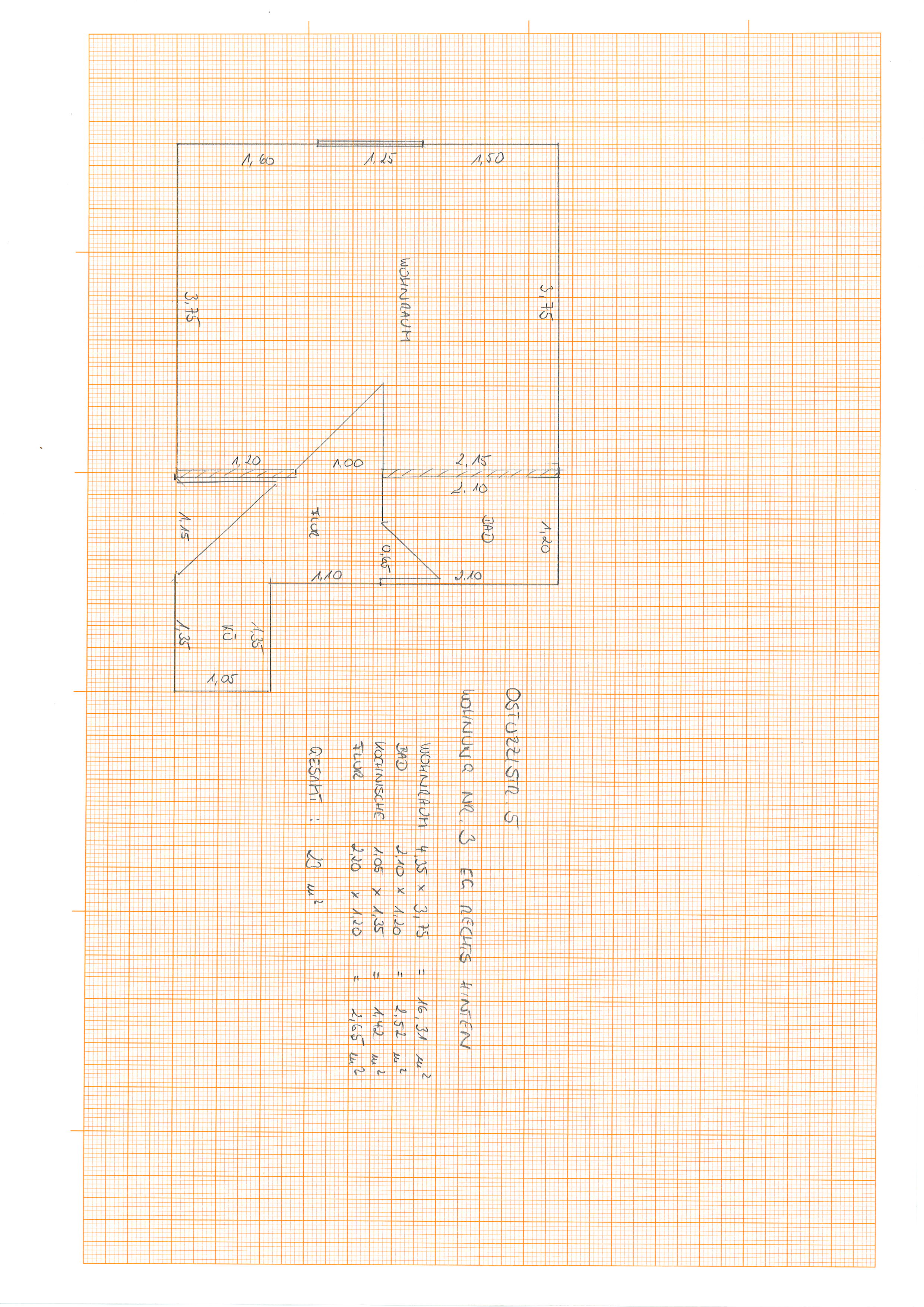 1-Zimmer-Appartement ab 01.03.2026  (Ref Ostuzzi,Whg. 3)