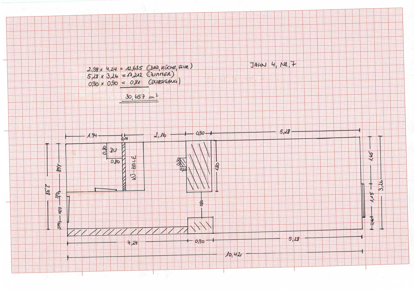 1 Zimmer Appartement ab 01.08.2026(Ref. Jahnstr. 4, App. 7)